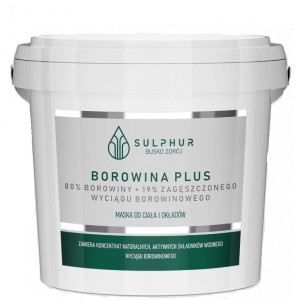 Borowina Plus kuracja borowinowa z Buska Zdroju 1000g, Sulphur Zdrój