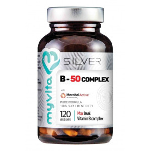 MyVita Witamina B50 Complex 120 kapsułek Silver