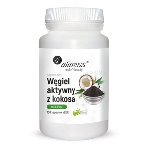 Aliness Węgiel aktywny z kokosa 300 mg 100 kaps