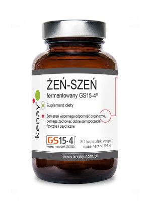 Kenay Żeń-szeń fermentowany GS15-4® (30 kapsułek)