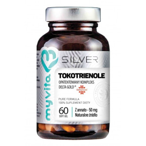 MyVita Witamina E Tokotrienole z Annato 50mg 60 kapsułek Silver