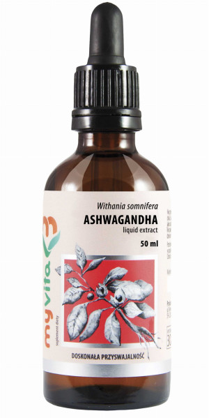 MyVita Ashwagandha krople liquid ekstrakt 50ml
