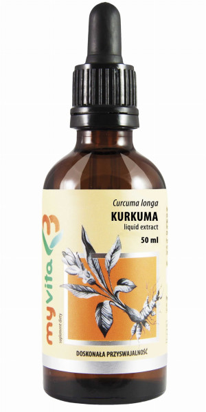 MyVita, kurkuma ekstrakt, liquid krople 50ml