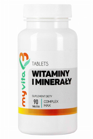MyVita, witaminy i minerały Complex MAX, 90 tabletek