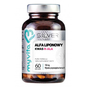 MyVita Kwas R-ALA Myvita150 mg (60 kapsułek) Silver