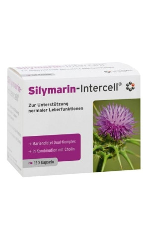 Silymarin-Intercell (wsparcie wątroby) 120 kapsułek, Intercell