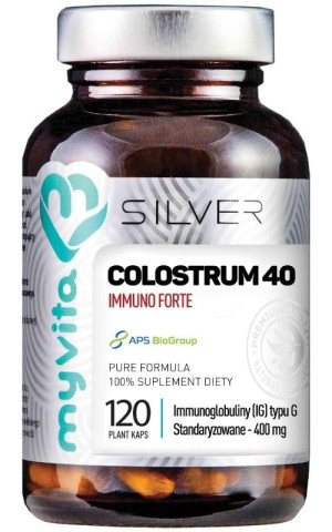 MyVita Colostrum 40 Immuno Forte (120 kapsułek) Silver