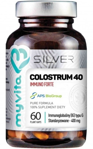 MyVita Colostrum 40 Immuno Forte (60 kapsułek) Silver