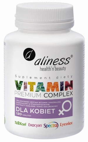 Aliness Premium Vitamin Complex dla kobiet 120 tabl