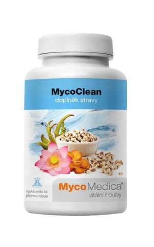 MycoClean 99g łzawnica nasiona lotosu orzechodajnego fo shou maitake, MycoMedica