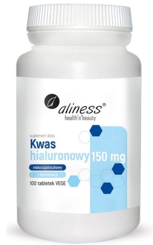 Aliness Kwas hialuronowy niskocząsteczkowy 150 mg 100 tabl