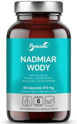 Panaseus Nadmiar wody 50 kapsułek