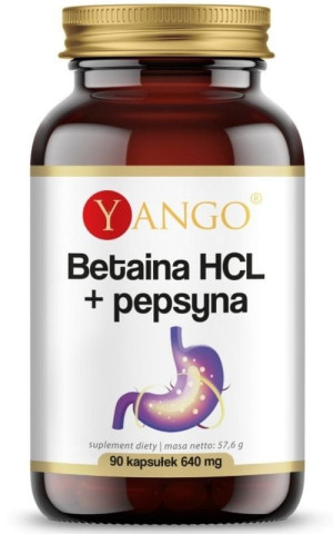 Yango Betaina HCL + pepsyna 90 kapsułek