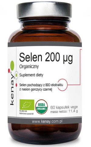 Kenay Selen 200 mcg Organiczny (60 kapsułek BIO)