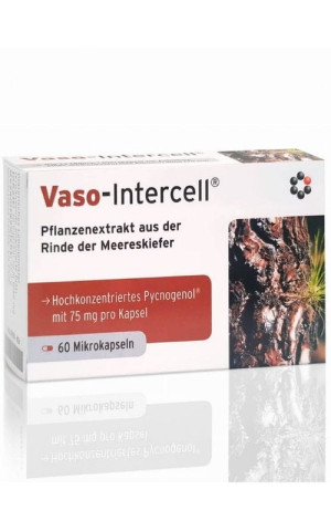 Vaso-Intercell Pycnogenol 75% 60 kapsułek, Intercell