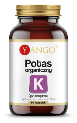 Yango Potas organiczny (cytrynian potasu) 90 kapsułek