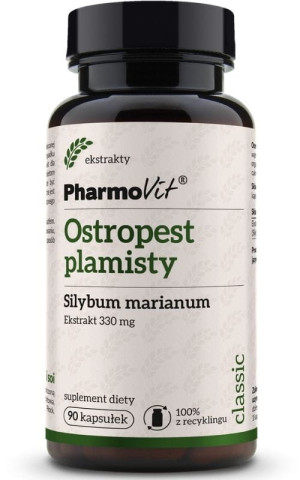 Pharmovit Classic Ostropest plamisty Silybum marianum 90 kapsułek