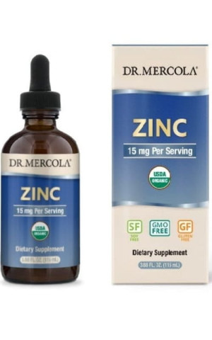 Cynk w kroplach 115 ml, Dr. Mercola