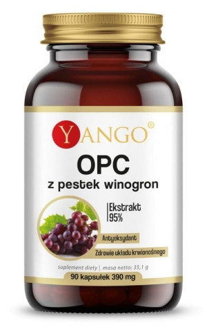 Yango OPC 95% ekstrakt z pestek winogron 90 kapsułek