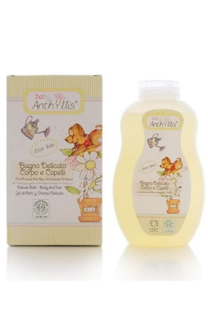 Delikatny płyn do kąpieli i szampon 2w1 Baby Anthyllis 400ml