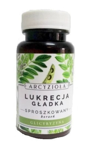 Lukrecja Gładka 30g Arcyzioła korzeń sproszkowany Glycyrrhiza Glabra