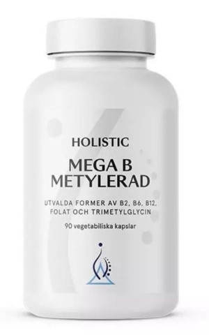 Holistic Mega B Metylerad - Witaminy metylowane z grupy B 90 kapsułek