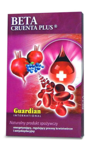 Liofilizowany i micelizowany Burak z aronią - Beta Cruenta Plus 500g - karton, Guardian International