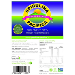 Spirulina Pacifica Hawajska w proszku (270 g) CyanoTech