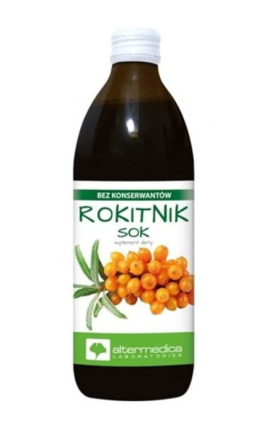 Sok rokitnik 100% naturalny 500 ml Alter Medica