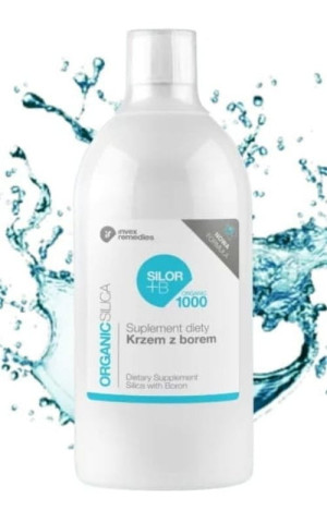 SILOR + B ORGANIC Krzem Organiczny z Borem 1L Invex Remedies
