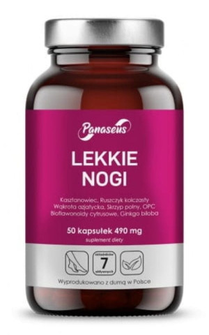 Panaseus Lekkie nogi 50 kapsułek