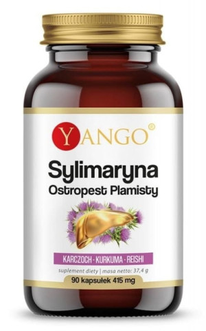 Yango Sylimaryna ekstrakt Ostropest 80% sylimaryny 90 kapsułek