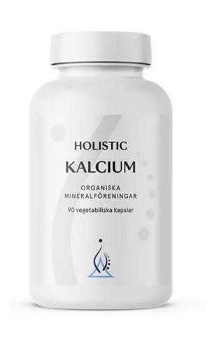 Holistic Kalcium łatwo przyswajalny wapń calcium 160mg 90 kaps vege.
