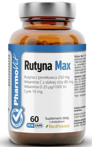 Pharmovit Clean Label Rutyna Max 60 kapsułek