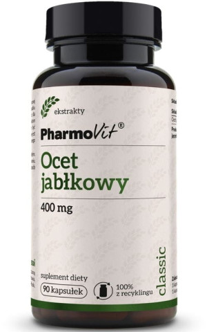 Pharmovit Classic Ocet Jabłkowy 400 mg 90 kapsułek