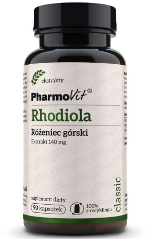 Pharmovit Classic Ekstrakt Rhodiola Różeniec górski 140 mg (90 kaps)