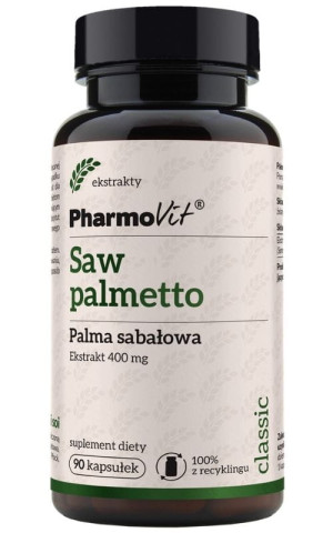 Pharmovit Classic Saw palmetto 4:1 - 90 kaps - Palma sabałowa