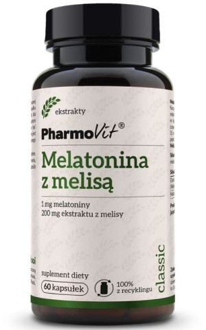 Pharmovit Classic Melatonina z melisą 60 kaps