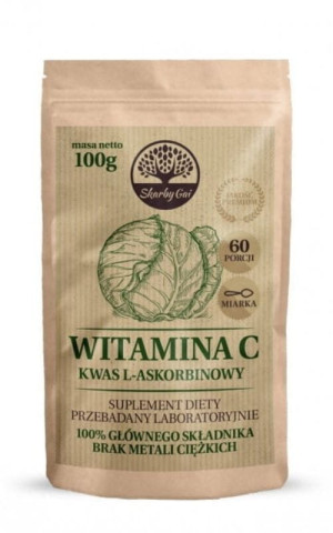Witamina C 100g z kapusty 100% naturalna witamina c kwas L-askorbinowy Skarby Gai