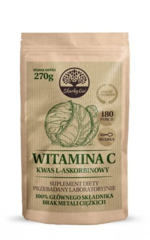 Witamina C 270g z kapusty 100% naturalna witamina c kwas L-askorbinowy Skarby Gai