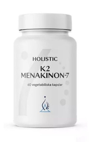 Holistic K2 MK7 MENACHINON–7 NATTO 60 kapsułek