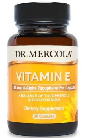Witamina E + tokotrienole i tokoferole DR Mercola - 30 kapsułek
