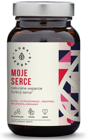 Moje Serce Wsparcie Funkcji Serca 60 kapsułek Aura Herbals