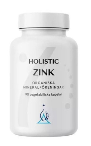 Holistic Zink Cynk - 12,5mg 90 kaps vege