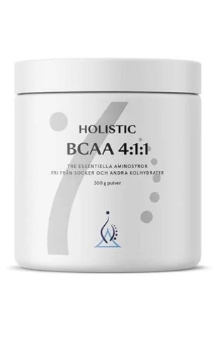 Holistic BCAA aminokwasy L-leucyna L-izoleucyna L-walina 300 g