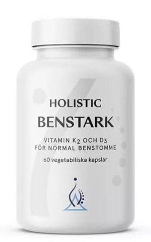 Holistic Benstark K2, D3, C, Bor, Magnez, Cynk, Mangan - 60 kaps vege