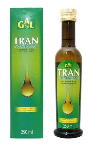 Tran Norweski z wątroby dorsza 250 ml - GAL