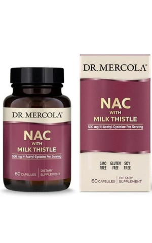 NAC z ostropestem plamistym - 60 kaps. DR Mercola