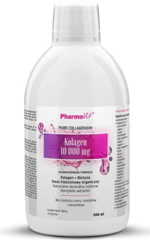 Pharmovit Kolagen 10000 mg Zaawansowana formuła Pure Collagenium 500ml