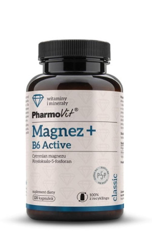 Pharmovit Classic Magnez + B6 Active 120 kapsułek